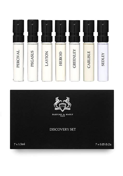 parfums de marly sample set.